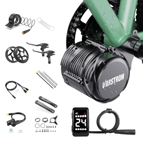 Varstrom 48V750W Mid Drive Kit,Upgraded 1056W Peak...