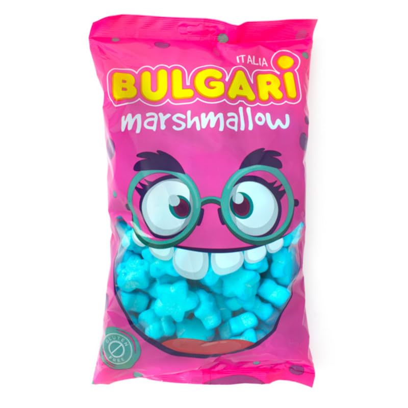 Nubes Forma Estrella Color Azul – Bolsa 100 Unidades | Sin Gluten | Perfectas para Fiestas y Decoración de Tartas