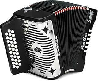 Hohner Accordions Panther 3-Row Diatonic Accordion (Black)