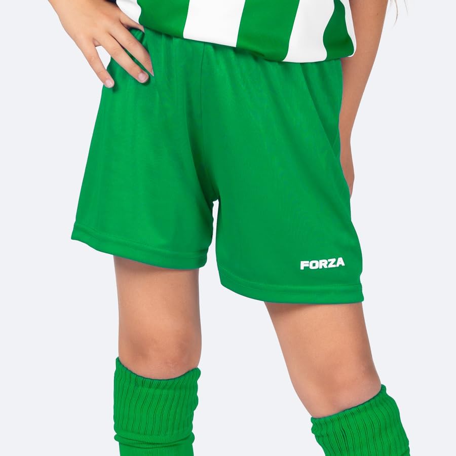 FORZA Kids' Striped Short Sleeve Soccer Uniform – Stylish and Comfortable Sportswear for Young Athletes