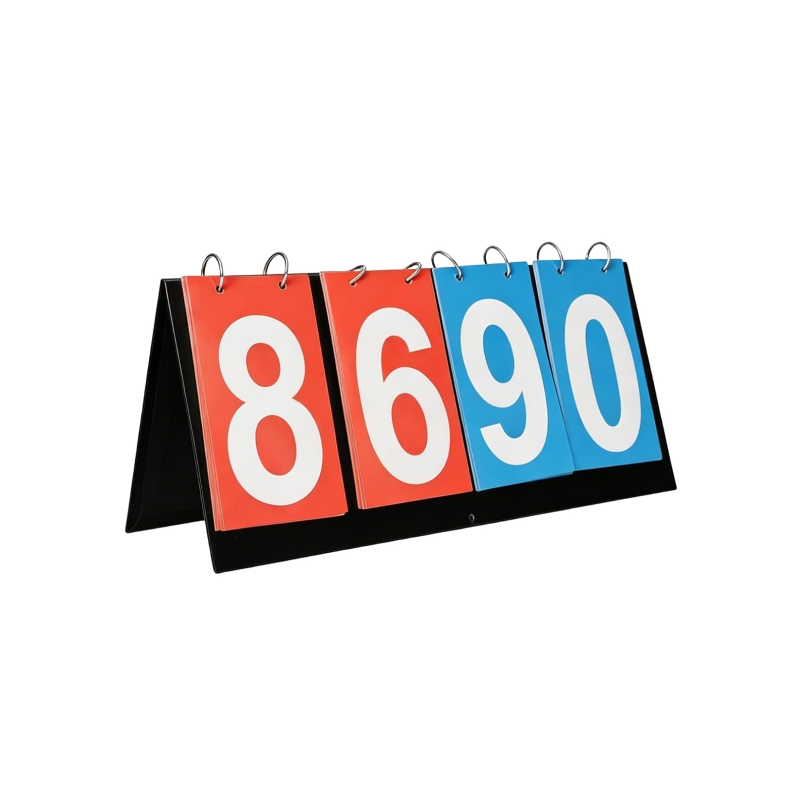 Flip Score Board Waterproof Table Tennis Score Counter ABS Tabletop Scoreboard for Tournament, Training, 4-Digit Scoreboard a-image-1
