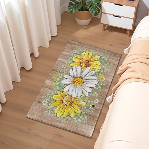 Tapete decorativo floral Primavera 60x91 cm antideslizante miniatura 7