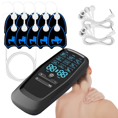 Masajeador de cuello, masajeador eléctrico de cuello | Masajeador eléctrico para músculos con 9 modos y 30 intensidades | Herramienta de del cuello para la relajación, aliviar el dolor muscular