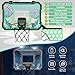 VROGTIK Indoor Basketball Hoop for Kids with Led Lights Mini Basketball Hoop with Remote Control Over The Door Basketball Hoops with Scoreboard Basketball Toys for 4-12 Year Old Boys Girls