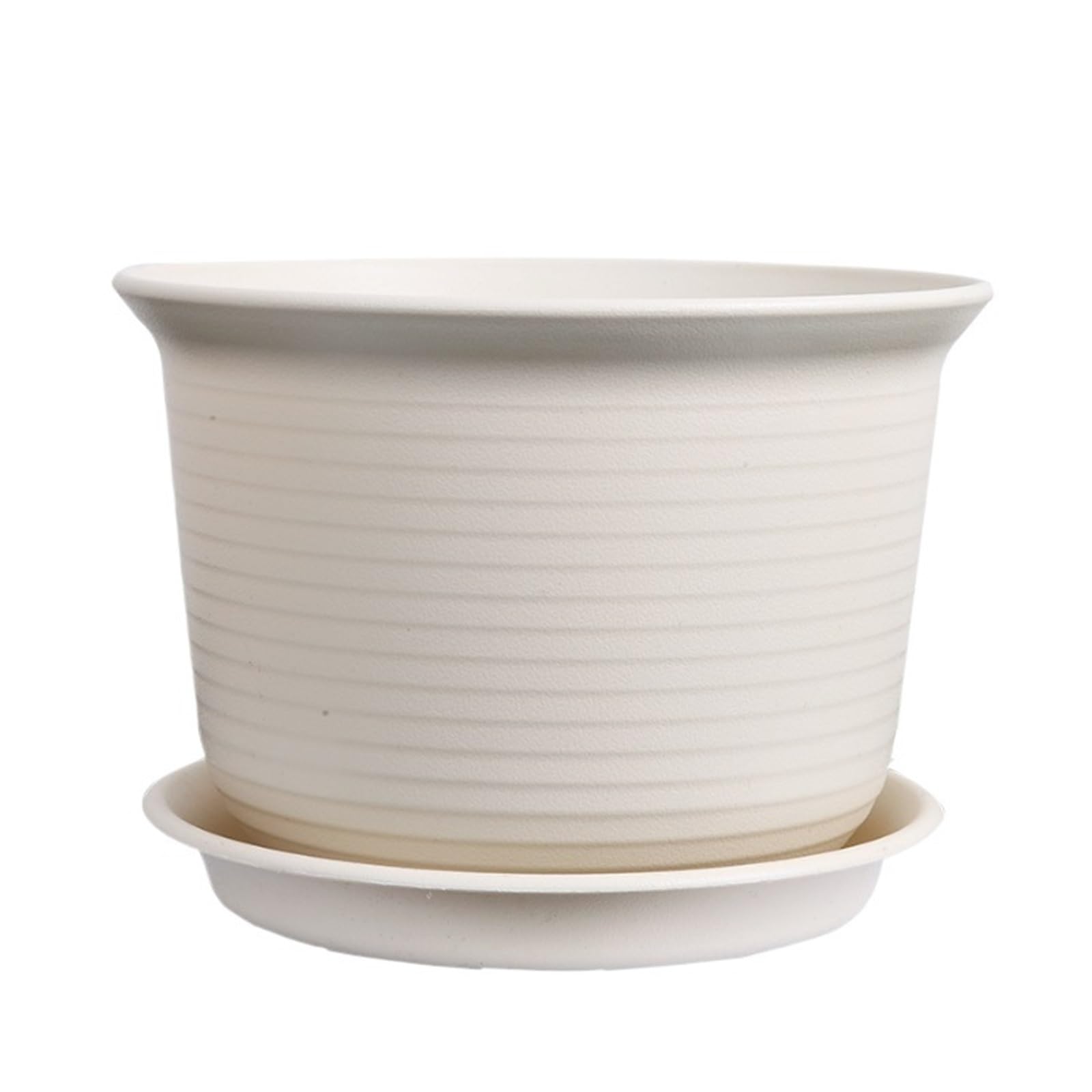 Lkvent Plant Pots with Drainage and Trays Modern Decoration plant pots