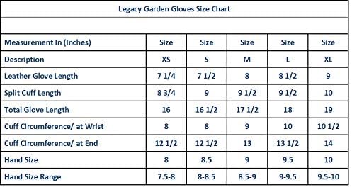 Miniatura 4 de Guantes de jardinero Legacy Gardens de piel para mujer y hombre, guantes de trabajo para jardín, resistente a las espinas y cortes, adecuados para