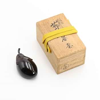 Amazon.co.jp: 川岸充雅作 乾漆茄子香合 輪島塗 茶道具 : おもちゃ