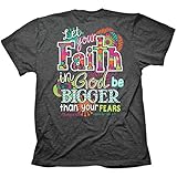 Cherished Girl Women's Big Faith T-Shirt - Charcoal - 3X-Large