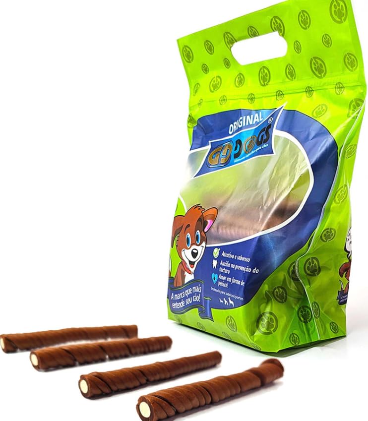 GDDOGS Petisco para Cães Flexível Tubet's Chocolate 1 KG - Snack para Cachorro