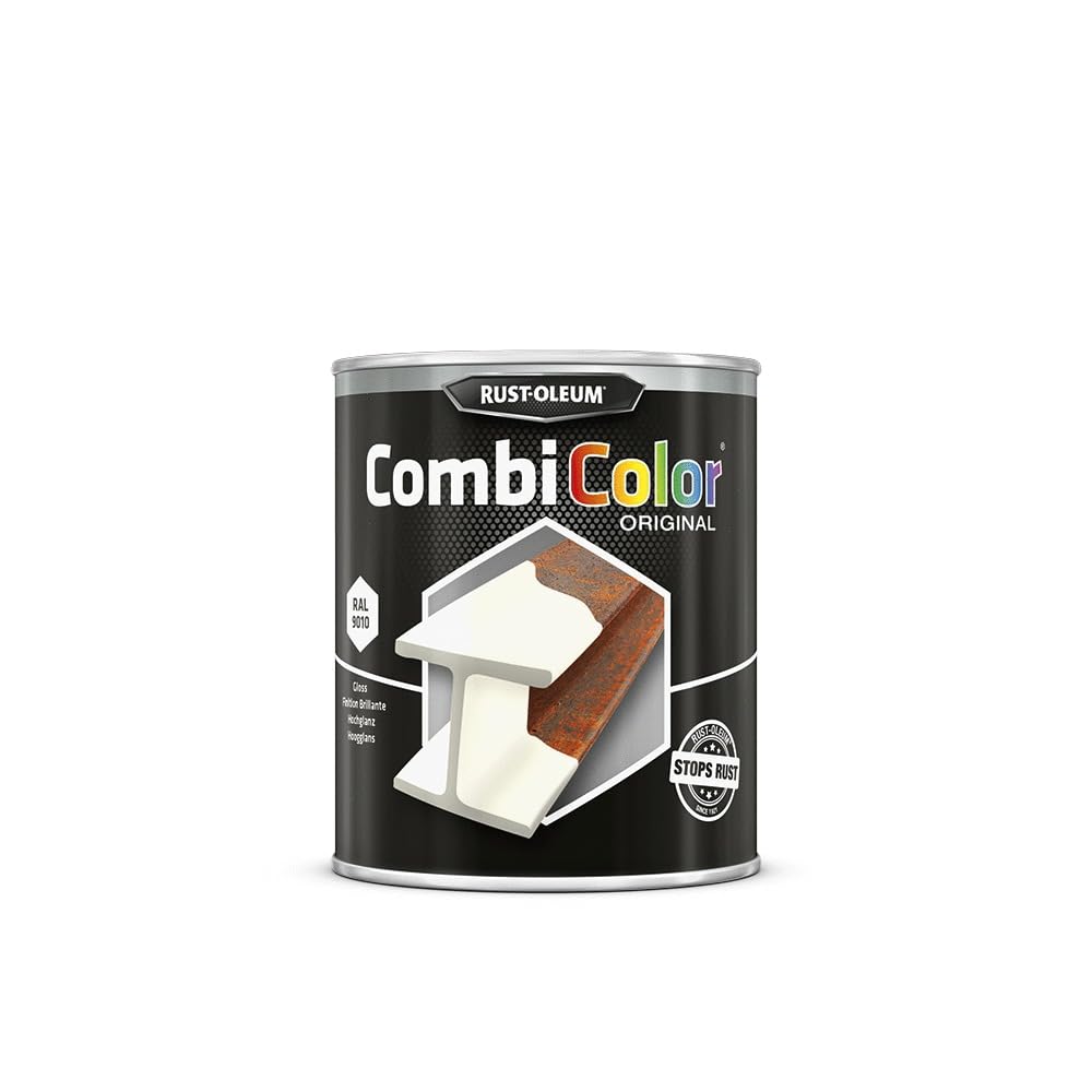 Rust-Oleum Combicolor, une protection supérieure en métal, 0.75 kg, White-RAL 9010, 1