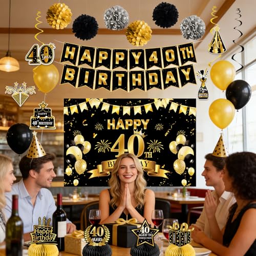 Image of 40th Birthday Decorations for Men Women
