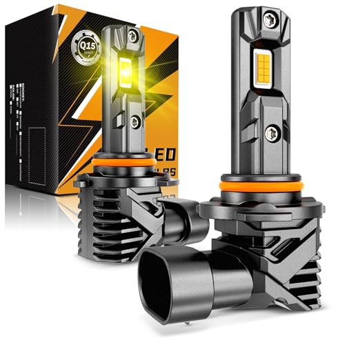 Image of Auxbeam Q15 Series 9005 9145 Fog Lights Yellow Offroad Light 18000LM