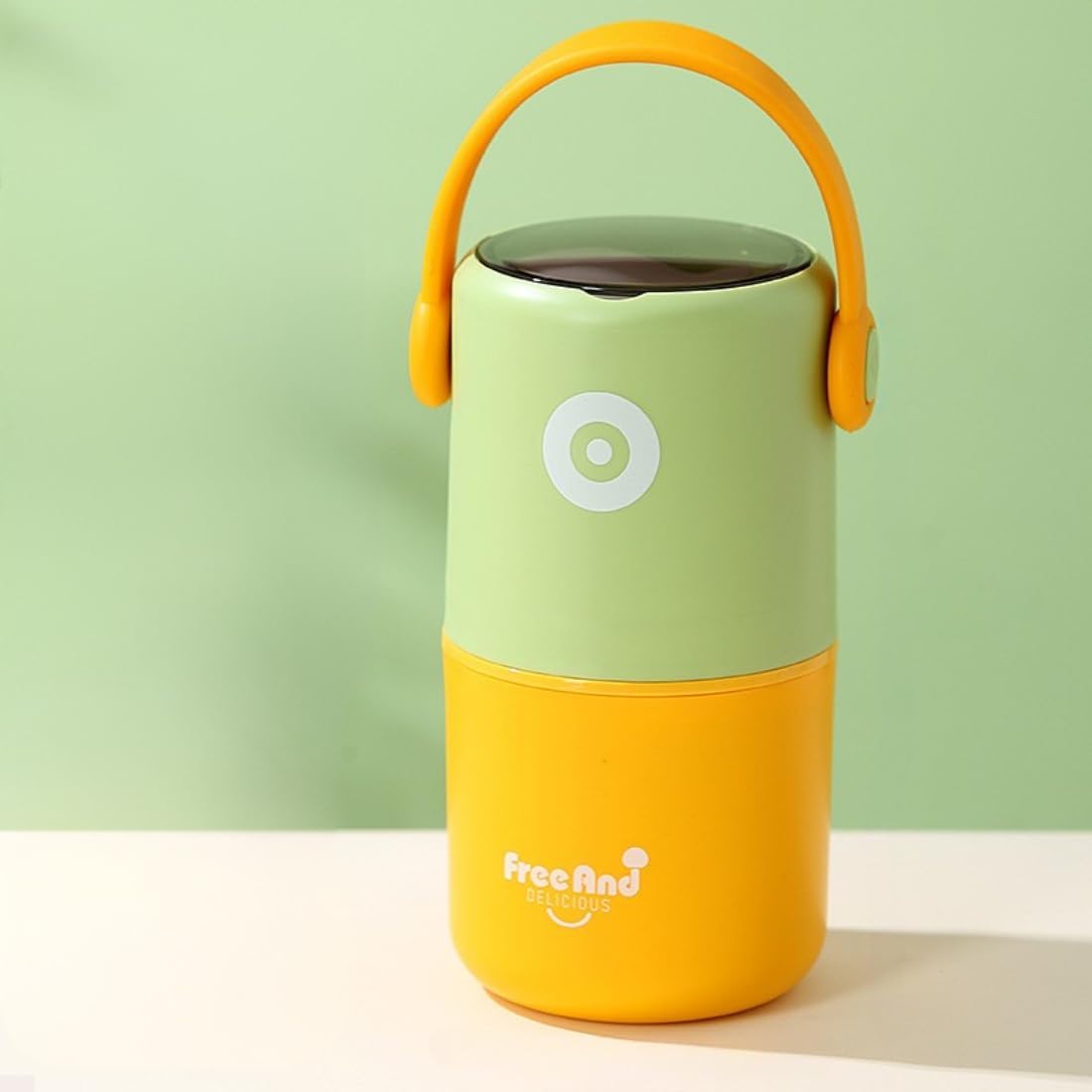 Insulated Lunch Pot 820ml with Handle & Cutlery | 304 Stainless Steel Food Meal Jar | Leak-Resistant Lunch Box for Office School Travel | Soup Rice Meal Container - Olive Amber-image-20