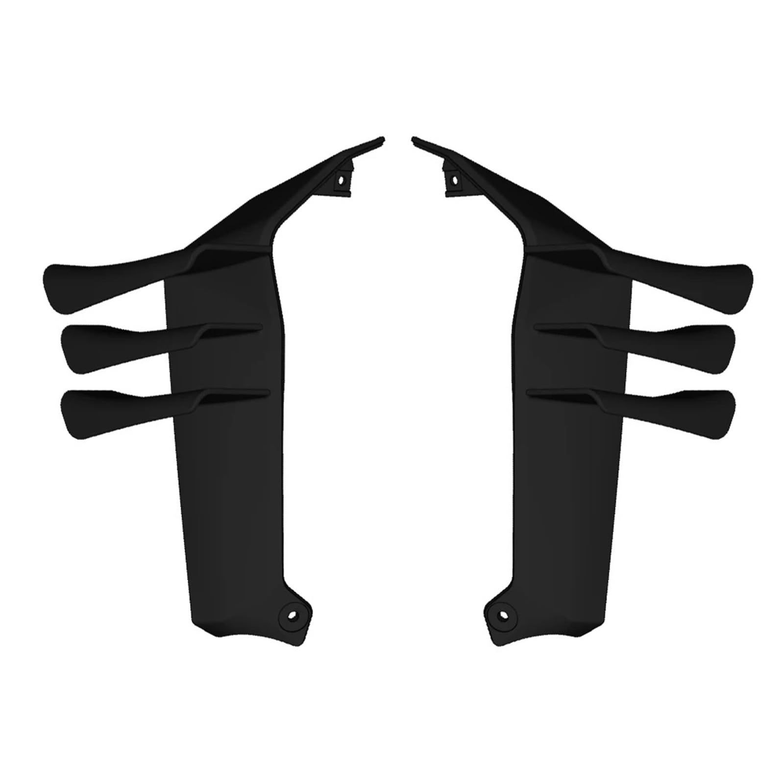 Front Bumper Splitter dachowy Pasuje do MT-09 MT09 SP 2024 2025 Skrzydło boczne Spoiler boczny Motocyklowy przedni spojler Stałe skrzydło