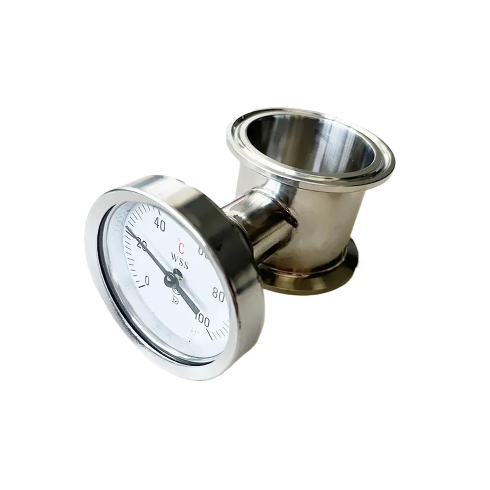 Hkvtvcypya With Thermometer-1-1/2 1.5" 38Mm Flange 50.5Mm Tri-Clamp Rectification Module With 1/2" Fnpt