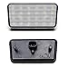 iJDMTOY OEM-Fit 3W Full LED License Plate Light Kit Compatible With Jeep 2018-up Wrangler JL JLU, Powered by 18-SMD Xenon White LED Diodes