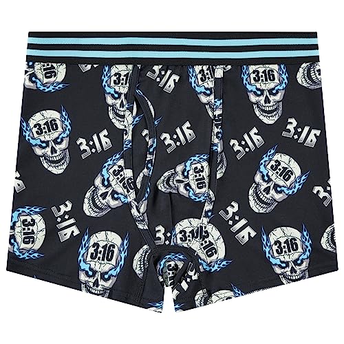 WWE Superstars Mens Boxer Briefs - John Cena, Roman Reigns, Undertaker, Rock, Stone Cold, Hulk Hogan - Mens 2 Pack Underwear2