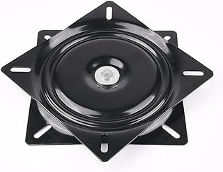Lokatall 6 Inch Seat Swivel Plate, Bar Stool Swivel Plate, Square Heavy Duty Turntable Bearing Plate Steel Ball Bearing 360° Rotating Seat Base Plate for Bar Stool Chair TV Table Bar Swivel Boat Seat