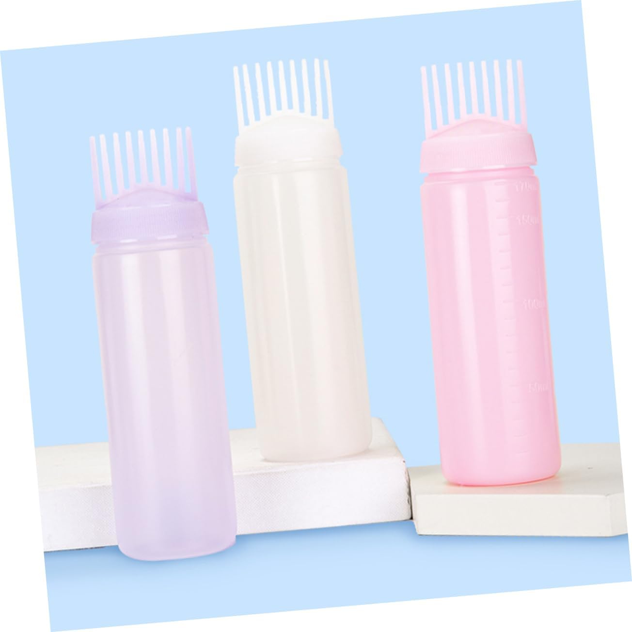 Hair Color Applicator Bottle 170ml Hdpe Ldpe Set of 3