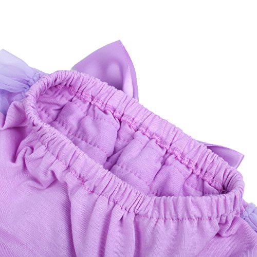 Image of ICObuty Baby Girls Ruffle Bloomer Diaper Cover for Baby Girls Toddlers