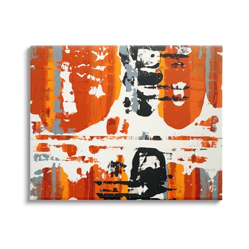 'Burnt Orange Momentum'| Canvas Art