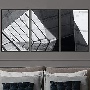 signwin 3 Piece Framed Canvas Wall Art Abstract...