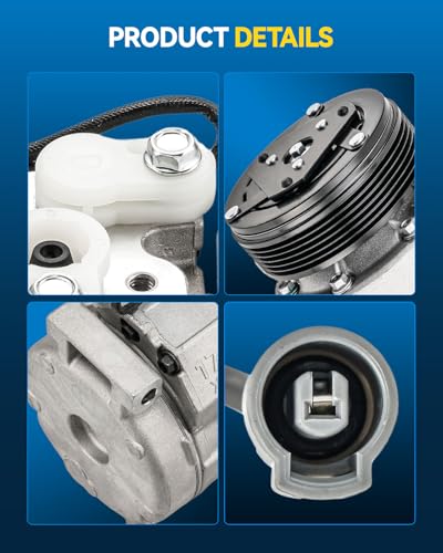 Image of PHILTOP NEW AC Compressor w /Clutch for Toyota Solara 2004-2008 3.3L | for Toyota Avalon 2000-2004, Toyota Camry 2002-2006 3.0 /3.3L, Highlander 2001-2007 3.0 /3.3L, Replaces# 035069N 883203E11