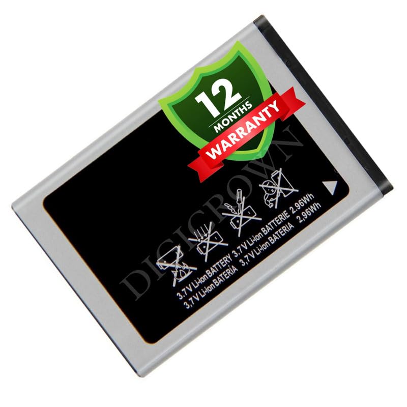 Image of Original AB463446BN Battery Compatible for Samsung Guru X200 GT-E1200Y C512 X208 1258 1250 S3030 E3100 S5150 X210 X160 S208 F519 - (800mAh) - 1 Year Warranty DF7