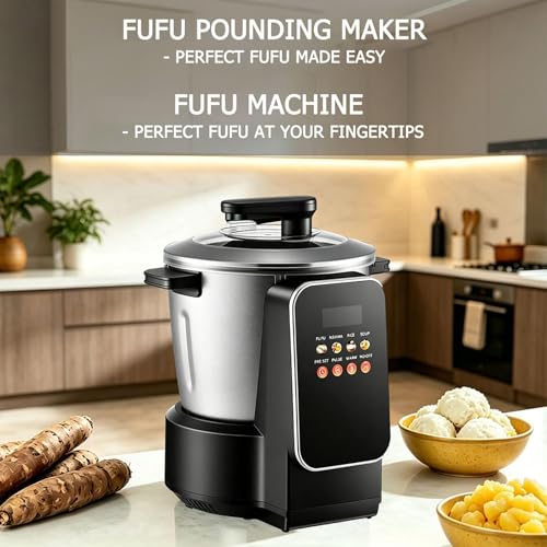 Machine à piler l'igname électrique 6L pour fufu et amala maison