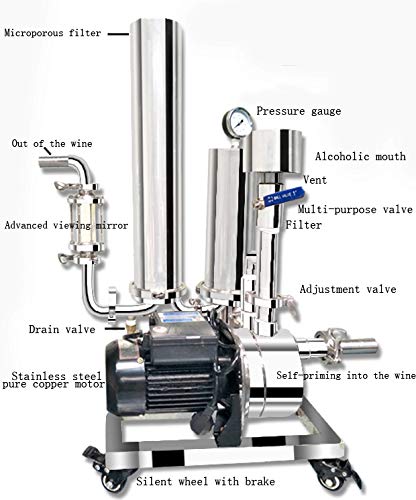 Neuf DIY Maison Vin Filtre Spiritueux Filtre à Liqueur Pur Bière 304 Inox Alcool Automatique Brassage - Image 4
