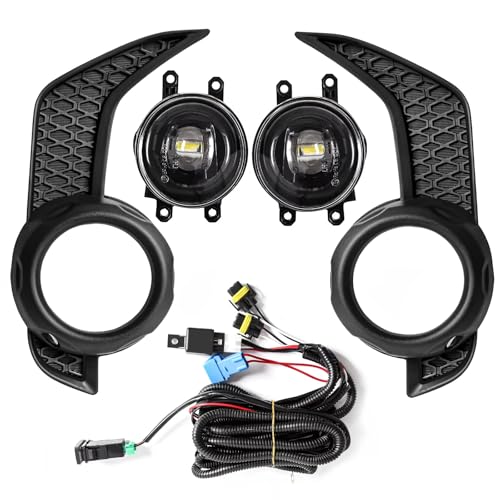 Feu de brouillard LED 12V blanc puissant compatible pare-chocs Toyota 4Runner 2014-2020