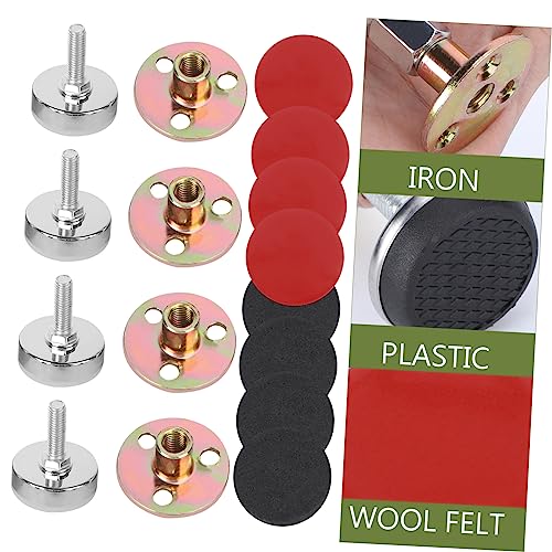 BUTIFULSIC 4 peças âncora de cabeceira de sofá cama rolhas para parede cama king metal fixador de ca