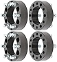 SCITOO 6x5.5 Wheel Spacers 2 inch Thick Hub Bore 108mm with 14x1.5 Studs, Black 6 Lug No Hubcentric Wheel Spacers Fit for Escalade 1999-2019 for Escalade ESV 2007-2017 - 4Pcs