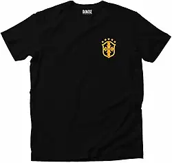 Camisa Masculina Brasil seleção brasileira logo Tamanho:G;Cor:Preto