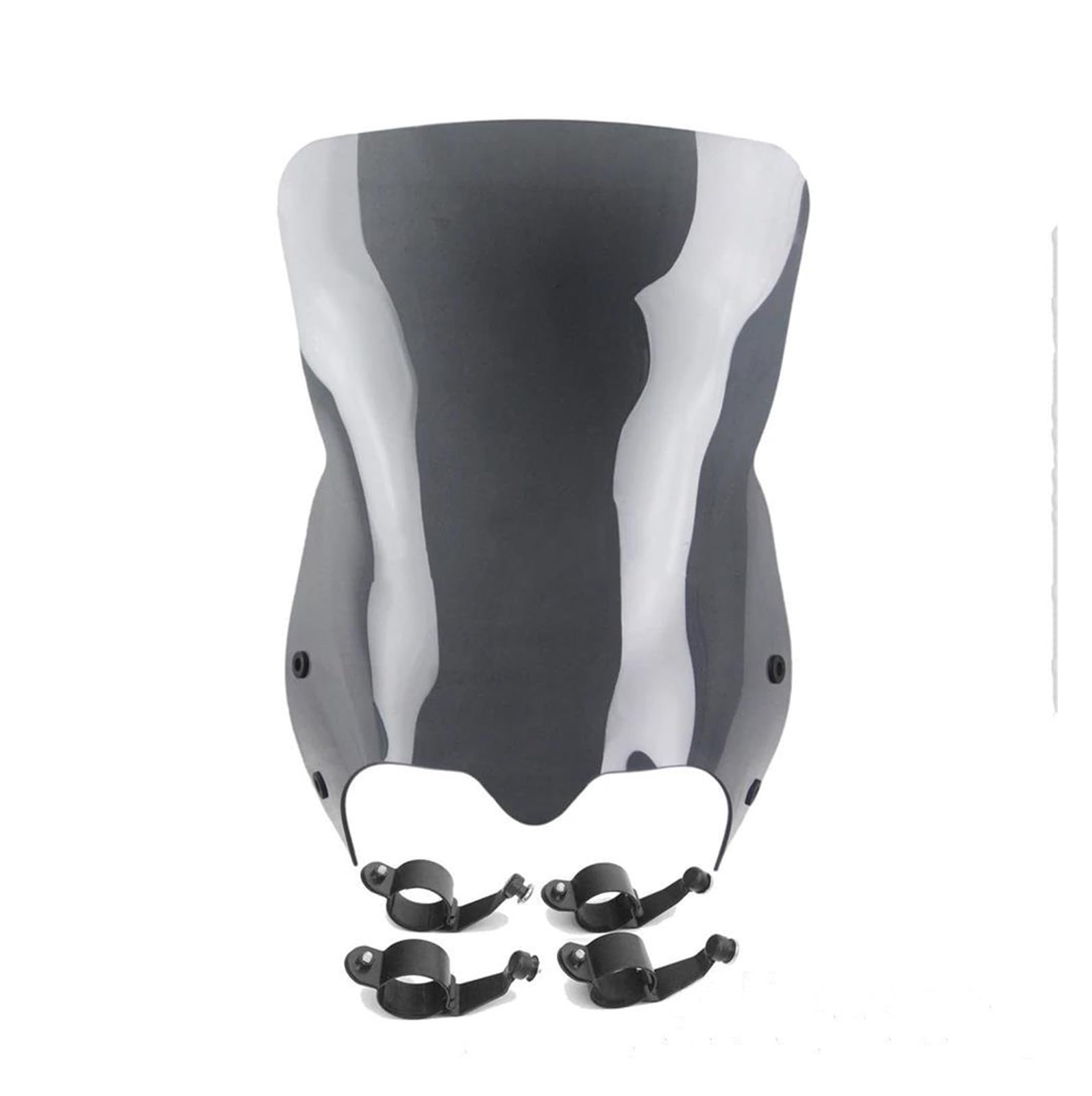 Windscreen deflector Motorcycle Wind Deflector Screen For Suzuki For Boulevard M109R M50 M90 2006-2016 Front Windshield Windscreen Wind Screen Deflectors(Gray B)