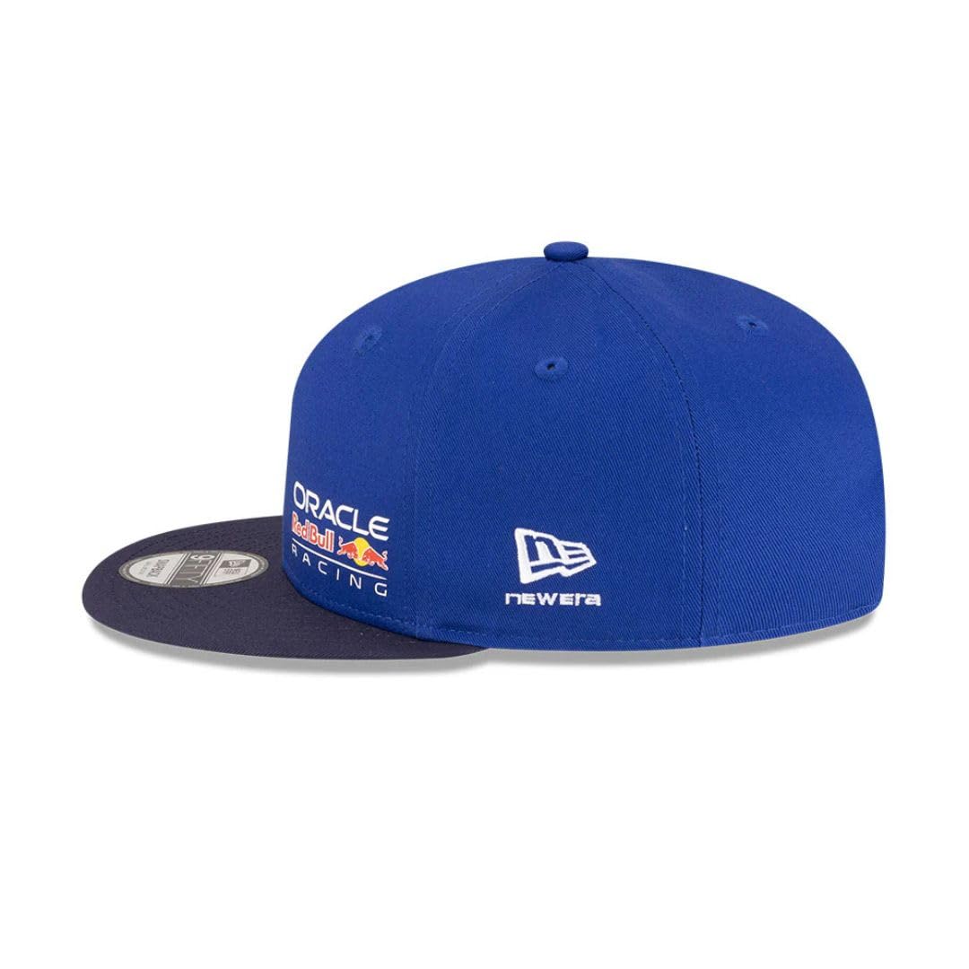 Oracle RB Racing Essential Cap zweifarbig mit Schirm, schwarz und dunkelblau, 9FIFTY