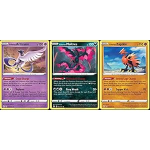 Galarian Articuno Zapdos Moltres – Evolving Skies – Legendary Card Set – Rare 3 Card Lot