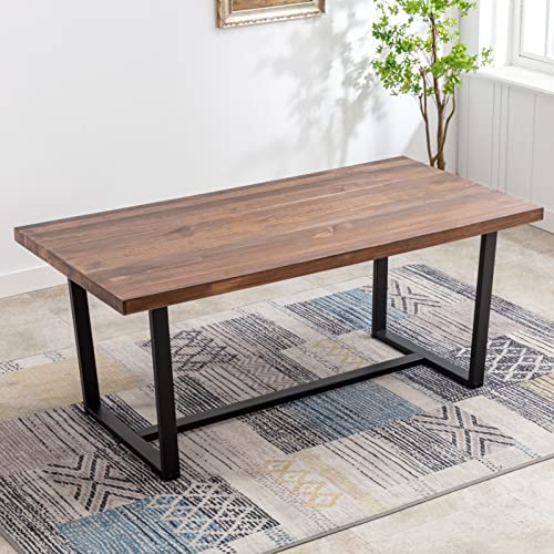 Buy Solid Wood Dining Table, Modern Farmhouse Kitchen Table for 46