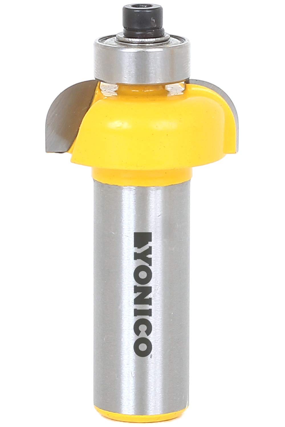 Yonico Grain/Silver 13152 1/4-Inch Radius Cove Edge Forming Router Bit 1/2-Inch Shank