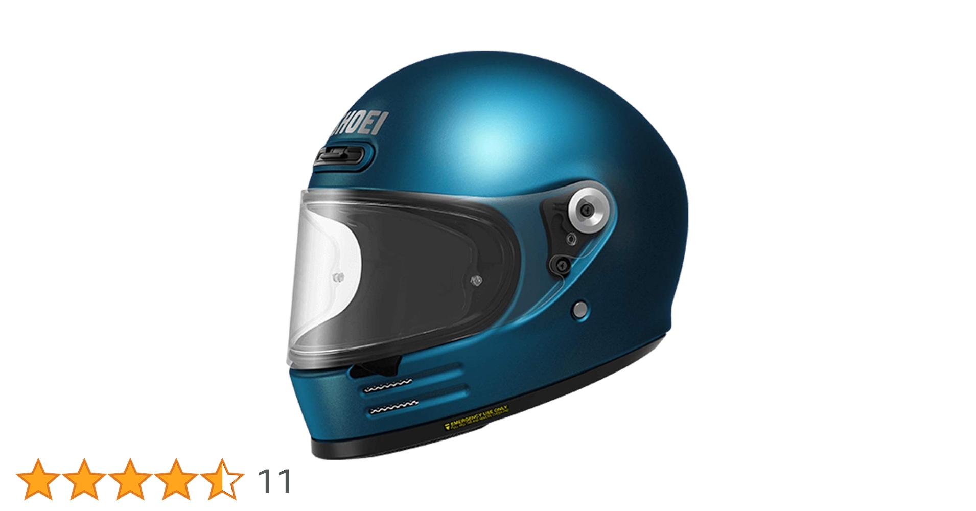 SHOEI グラムスター XL ラグナブルー　24年製　　　ミラーシールド付き 在庫限り】 Glamster (グラムスター) ラグナブルー フルフェイス