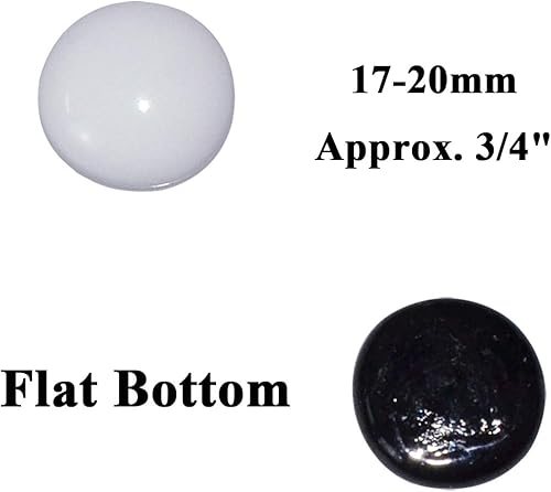 Miniatura 7 de Mármoles de vidrio planos, gemas, piedras, cuentas para decoración del hogar, jarrón, mesa, dispersa, manualidades, acuario, 2 libras (0.669-0.787