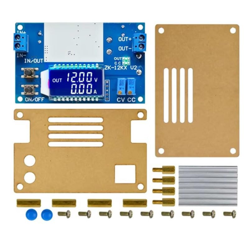 2Pcs DC Buck Converter 5.3V-32V to 1.2V-32V 12A Power Supply 5V 9V 12V 24V 30V 32V Buck Down Voltage Regulator with LCD Display Volt Transformer Reducer CC CV