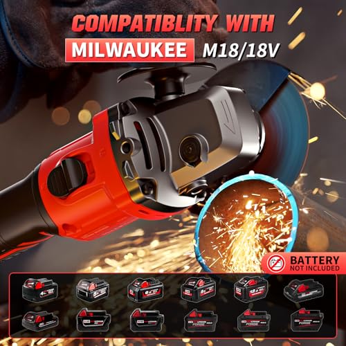 VERVEWAVE 18V Milwaukee-Compatible Grinder