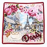 ェイラー FEILER ハンカチ ハンドタオル レディース 25cm×25cm リュ ドゥ パリ ボルドー [並行輸入品]