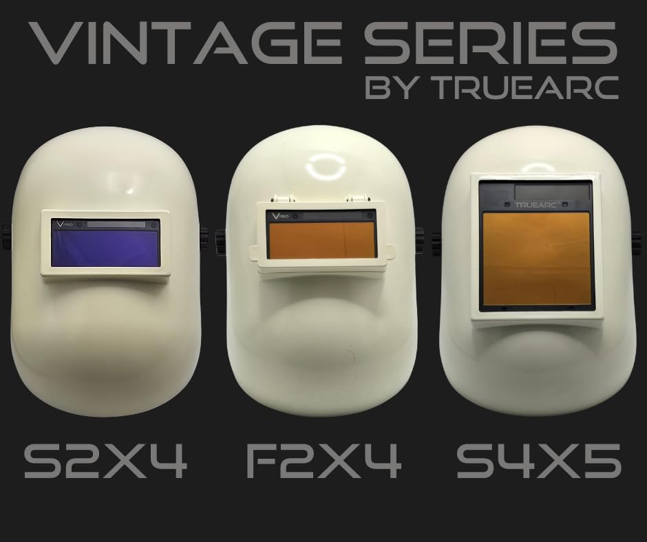 Careta para soldar Vintage Series TrueArc blanca miniatura 3