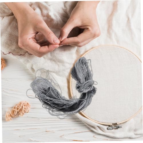 Set de 7 hilos para bordado de seda, material seda, 20m cada uno, resistente a la decoloración para proyectos de quilting y costura DIY miniatura 5