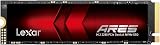 Lexar ARES SSD 512GB M.2 2280 PCIe Gen4x4 NVMe Interno – Fino a 7.200 MB/s in Lettura, SSD per PS5, PC, Laptop, Videogiocatori, Creativi, Professionisti - 1
