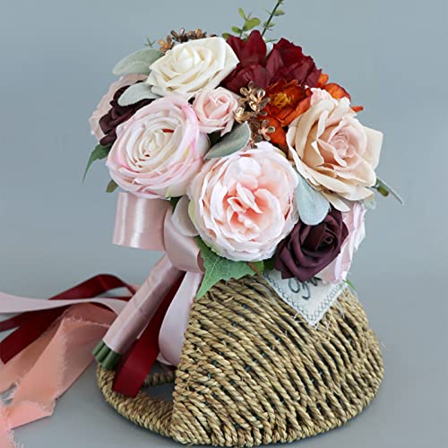 Bouquet de mariée de fleurs artificielles pour un mariage élégant et durable
