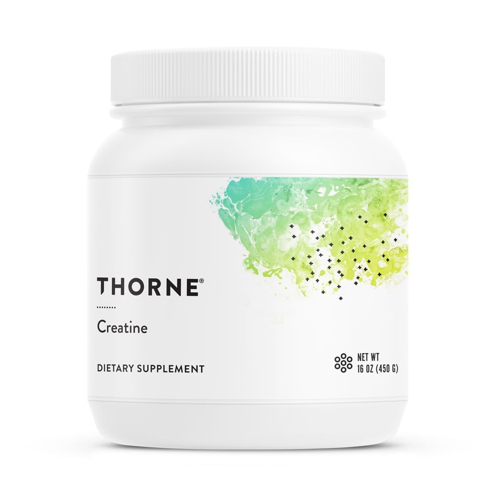THORNE Creatine - Micronized Creatine Monohydrate Powder - Support for Muscles & Cognitive Function* - for Women & Men - Unflavored - NSF Certified for Sport - 5 g per Serving - 90 Servings
