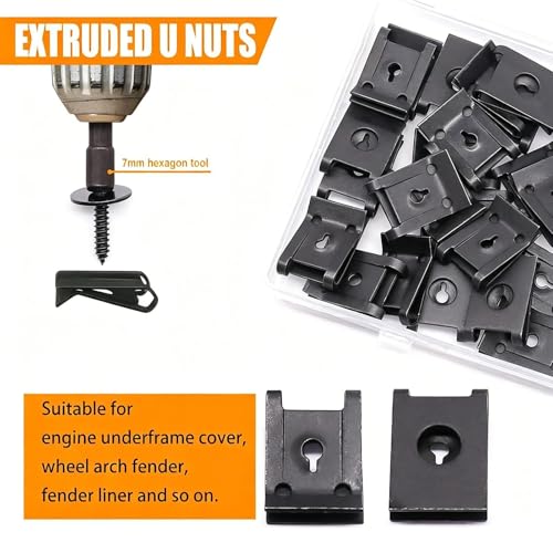Tornillos de guardabarros M4.2 para carrocería y motor de coche 4